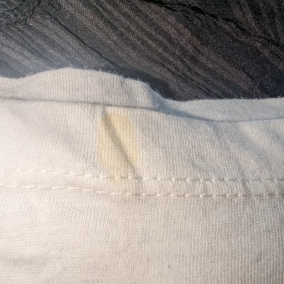 Lip Service White Graphic Prey For Rock N Roll Baby Tee Y2K - Picture 8 of 8